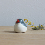 【暦鳥・春】ツバメ　国産ヒノキの木箱入り ※受注制作 