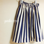 ストライプな気分。スカート