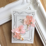  紫陽花ピアス