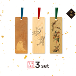 和の歴史を感じる日本史絵巻をお手元に〜金箔付き日本絵巻しおり 3枚セット