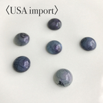 〈USA import〉マーブル パープル×ブラック×ライトブルー アクリル カボション （8個 ）