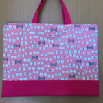 ちょうちょ柄のレッスンバッグ