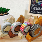 【塗あり】ストレスなくカット出来ちゃう♪木製テープカッター　