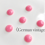 〈German vintage〉マーブル トランスルーセント ピンク×ホワイト アクリル カボション （8個 ）