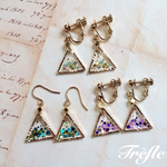 春のプリズムピアス／イヤリング