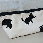 ♡mone6350様♡ オーダー品  黒ねこちゃんのポーチ。
