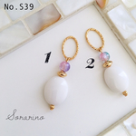 No.S39  春色＊オーロラピアス