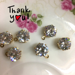 💎カン付 ラインストーンチャームゴールド💎