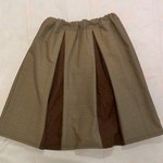 ☆値下げしました☆茶色チェックのアレンジスカート