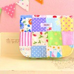 パッチワークが可愛い♪サニタリーケース『mix』