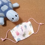 再販♡mini赤ちゃんマスク②カラフルウサギ×ピンクドット