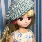 リカちゃん 春夏ベレー帽 全6色