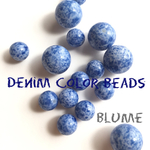 newサイズ【ビーズ】denim color beads 