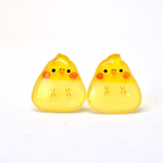 まんまるオカメインコのピアス/イヤリング
