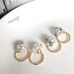  ２way人魚とサークルのピアス
