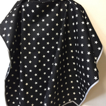 再販⑦収納コンパクト☆星柄モノトーン授乳ケープ