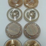 23～25ｍｍ◇10個入◇　ベージュ　ペアアソート春夏ボタン