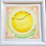 Yさまご予約品..原画 かわいい癒しの絵 おひさまと龍 04