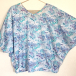 10%off❗️ LIBERTY リバティ ＊ ドルマンブラウス  Silver Lining シルバー・ライニング  