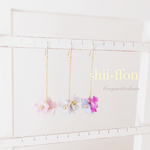 flower bouquet&chain ピアス/イヤリング