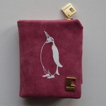 ペンギン財布、ピンク、財布、収納力抜群のお財布、オリジナルデザイン