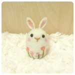 （再…販）🐰たまご*うさぎ🐰（花畑*桃色）