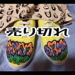 春色パステル☆キャンディみたいな落書きスニーカー☆