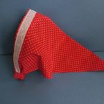 ピンクドット　子どもギャザーゴム入り三角巾