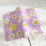 ≪再販≫3色のパリ☆パープルのブックカバー(文庫本size)