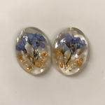 ドライフラワー  ピアス