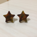 星のべっ甲ピアス