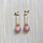 ピンク♡大ぶりピアス
