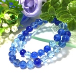 30粒◆青スイカ石◆8㎜ラウンド