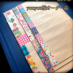 youyou様オーダー品☆ぜーんぶ柄の違うミニ封筒＆茶封筒アソート❤