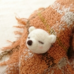 クマちゃんブローチ 羊毛フェルト