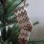 北欧ノルディック柄靴下のクリスマスオーナメント