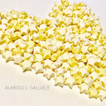 (再販6)たっぷり200個！パステル ラッキースター lemon