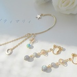 福袋ＳＡＬＥ　宇宙モチーフのイヤーフック＆イヤリングセット