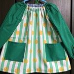 スモック 　ストライプ　110cm 　No,498