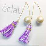 ゆらゆらタッセルピアス