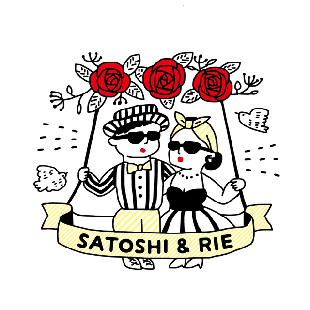 セミオーダー♡結婚式イラスト♡バラブランコ