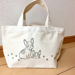 現品限り！両面可愛いフレブル♡ミニトート
