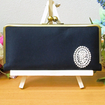 『M様ご注文品』やりくり上手★仕分け用たっぷり長財布【ネイビー】