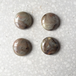 ヴィンテージ アクリルラウンドカボション Gマーブル 24mm 4こ