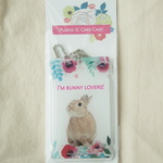 [期間限定40％OFF」　ICカードケース  I'm bunny lovers!