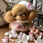 レッドトイプードル✨ピンクの🍒のお洋服はお気に入り✨