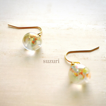 再販6❤️素敵に虹色ピアス