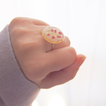 レッドローズのラウンドリング*:..｡♡