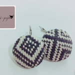 woven fabric button piers