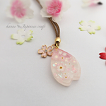 ひとひら桜の花びらネックレス 其の二